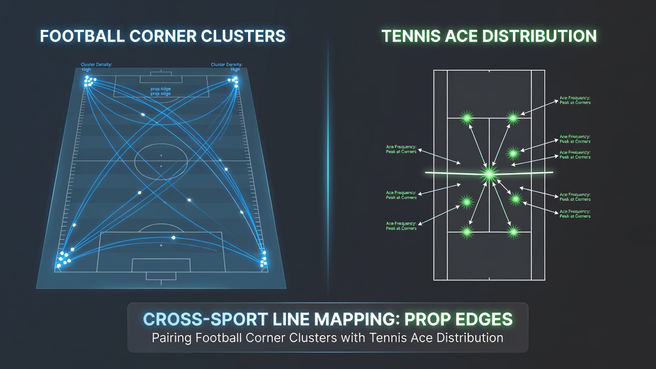 Live odds feed interface displaying synced prop lines for football corners and tennis aces