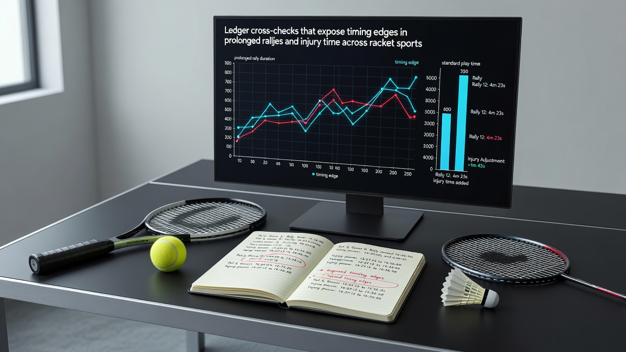 Comparison of ledger entries during injury time and extended rallies in team and racket sports