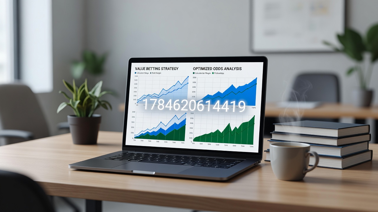 Detailed view of a digital dashboard displaying expected value calculations and historical bet performance graphs